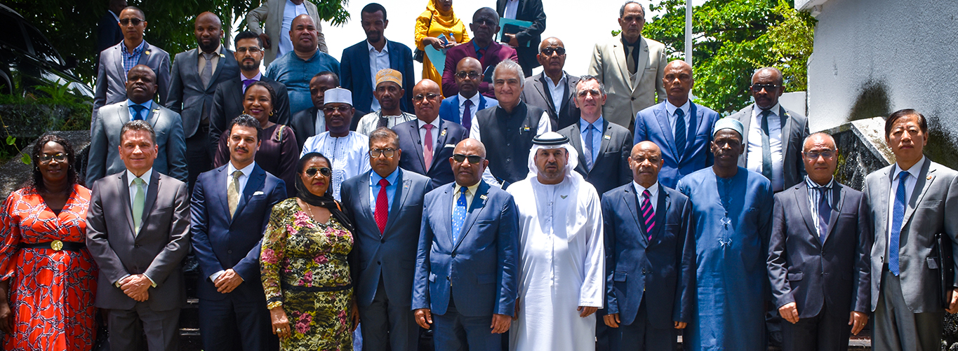 Le Président de la République S.E.M AZALI Assoumani, a reçu l'ensemble du Corps Diplomatique accrédité en Union des Comores